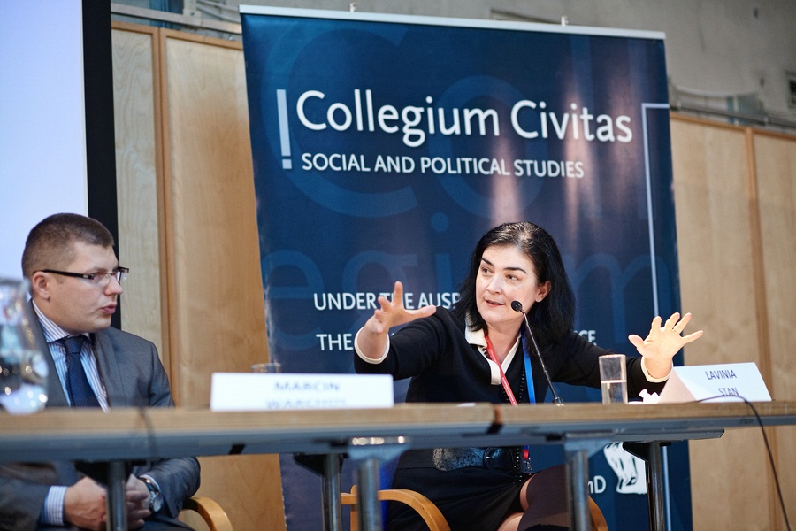 Professor Lavinia Stan at the 2013 Genealogies of Memory conference