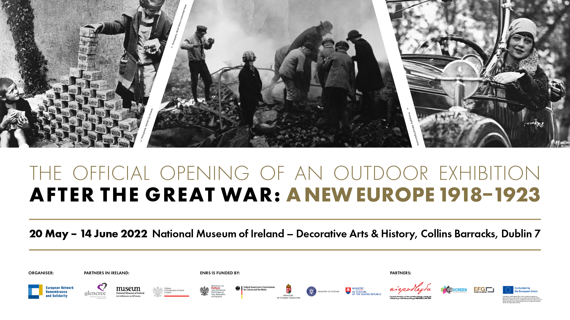 Dublin: the official opening of an After the Great War exhibition