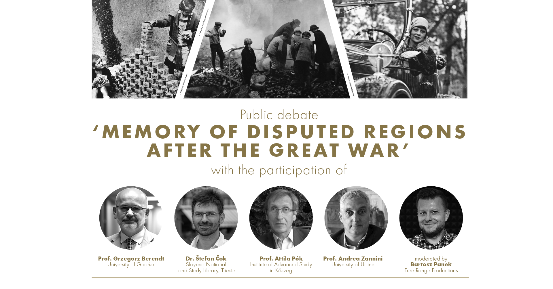 Memory of disputed regions after the Great War - public debate in Trieste