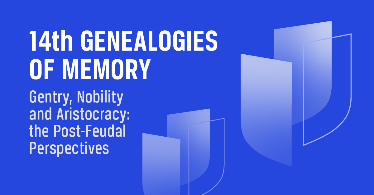 The 14th conference Genealogies of Memory started - watch the livestream now!